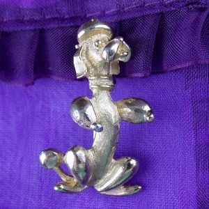 Sarah Coventry FRENCHIE French POODLE Pup BROOCH